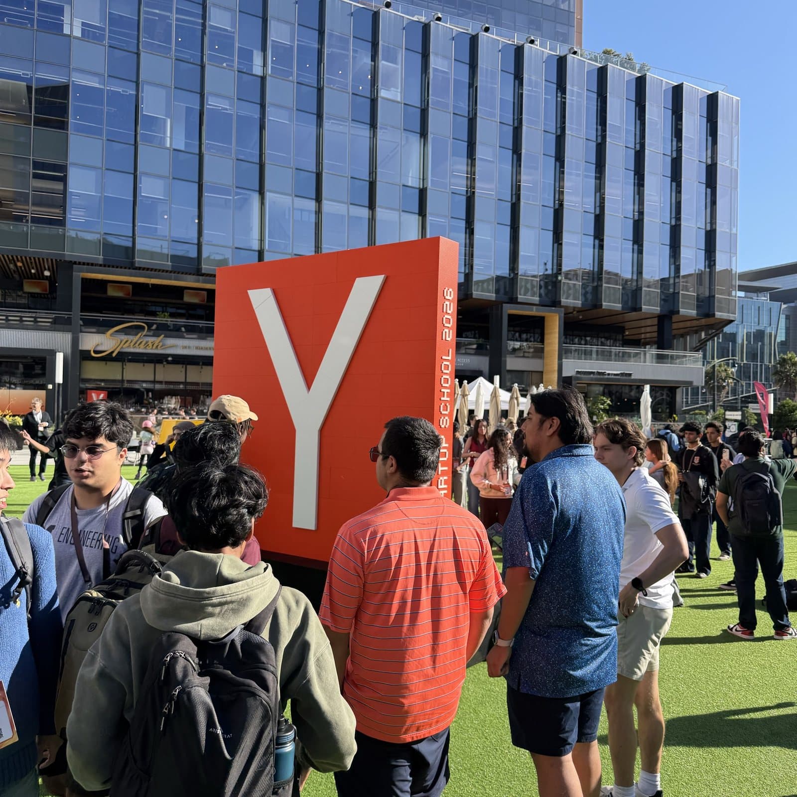 The Startup School 2026 Y outside the Chase Center